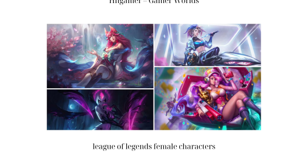 league of legends female characters