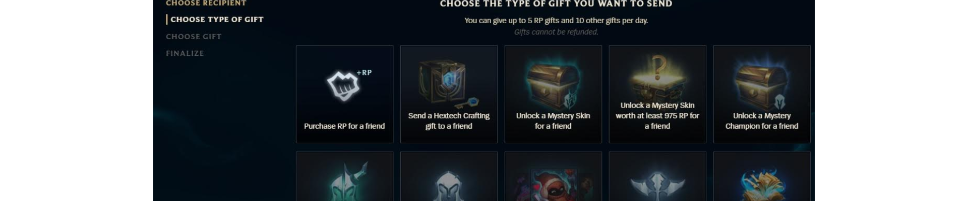 league of legends gifts